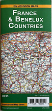 New AAA FRANCE & BENELUX COUNTRY ROAD MAP  International EUROPE 2021  GM Johnson picture