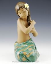 Lladro Figurine PACIFIC JEWEL ISLAND GIRL HAWAIIAN DANCER #2383 Gres Mint picture