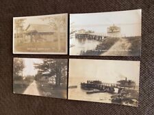 4 REAL PHOTO POSTCARDS OF COUSINS ISLAND, MAINE (#2453) picture