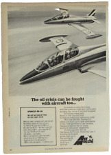 Vintage 1975 Aermacchi MB-339 Aircraft Print Ad picture