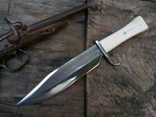 GORGEOUS CUSTOM HAND MADE  13 '' HIGH CARBON STEEL HUNTING DAGGER WITH SHEATH picture