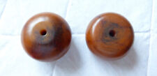 Antique African Amber Beads, 49 g, matching pair picture