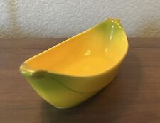 Hand-painted Ceramic Banana Themed Bowl Dessert Dish Vintage picture