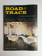 Road & Track August 1959 Austin-Healey 3-Liter  Fiat 1200  Renault Caravelle 723 picture