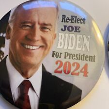 2024 Joe Biden 3 Inch Political Campaign Pinback Button picture