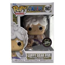 Funko Pop One Piece Luffy Gear Five 5 #1607 GITD Glow Chase w/ Protector picture