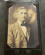 Antique Cabinet Card Photograph Handson Man picture