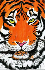 Bengal Tiger by Indianapolis Artist L. Swank 1996 2130 E. Thompson Rd IN 46227 picture