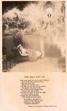 Vintage Postcard 1920's The Holy City Poem Bamforth & Co. Publishers picture