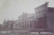 Main Street, Perham, Minnesota Postcard (1916) picture
