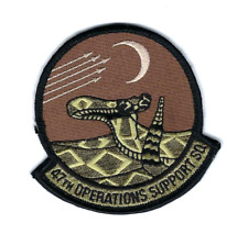 PATCH USAF 47TH 0PERATIONS SUPPORT SQ OSS  DESERT OCP EMBROIDERED picture