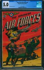 American Air Forces #5 (1951) 🌟 CGC 5.0 🌟 Bob Powell Golden Age War Comic picture