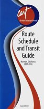 Norman Oklahoma Rapid Transit (CART) Schedule Timetable August 2017 = picture