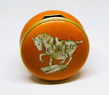 HALCYON DAYS ENAMEL BOX - TANG DYNASTY HORSE - CHINESE ART - ASHMOLEAN MUSEUM picture