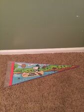 Vintage 1965 Knott’s Berry Farm Camp Snoopy Pennant picture