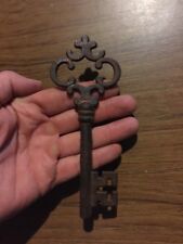 Victorian Master Door Skeleton Key Cast Iron Castle Cathedral Home Office Decor picture