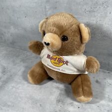 Vtg 90s Hard Rock Cafe Washington DC Teddy Bear Save the Planet Souvenir Plush picture