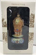 Trimsetter Ornament Dillard’s Glass Circus Lion on Colorful Platform 5.25” picture