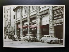 Car Shop Building Queen's Road Vintage B&W Hong Kong Photo Postcard RPPC #1652 picture