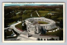 Arlington VA-Virginia, Aerial Memorial Amphitheatre, Antique Vintage Postcard picture