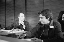 Francois Mitterrand and Felipe Gonzalez at the meeting of the 1970s Old Photo picture