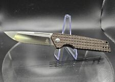 Kizer Vanguard Lan N690 Satin Blade EDC Knife V4577N2 See Description  picture