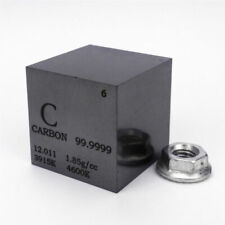1 inch 25.4mm Ultrapure Carbon Cube 30grams 99.9999% Engraved Periodic Table picture
