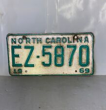 1969 NORTH CAROLINA NC LICENSE PLATE TAG, EZ-5870 picture