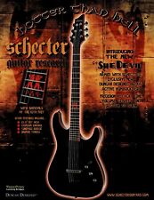 Schecter Guitar Research - She Devil - 2006 Print Ad picture