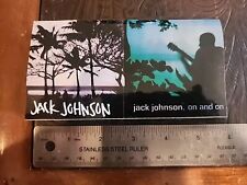Jack Johnson On And On Album Release promo STICKER  picture