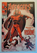 Avengers #57 FN/VF 1st App of The Vision Silver Age 1968 John Buscema High Grade picture