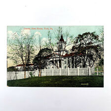 Postcard Pennsylvania Yorki PA Alms Poor House 1910s Unposted Divided Back picture
