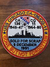 USN SHIP PATCH, USS CHICAGO, CA-136/CG-11,                    Y picture