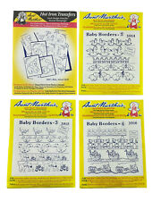 Aunt Martha’s Hot Iron Transfers Baby Animal Quilt And 3 Baby Borders picture