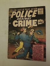 Golden Age Comic Police Against Crime 1955 See Description picture