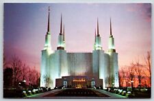 Postcard Washington, D.C., Temple At Sunset, Unposted picture