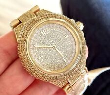 New Michael Kors MK5720 Camille Crystal Encrusted Stainless Steel Women's Watch picture