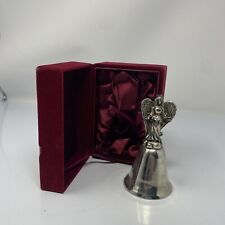 Christmas Silver plated Angel Bell  Madison Avenue 1999 picture