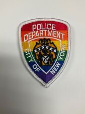 State of New York Police Pride patch Colorful NY picture