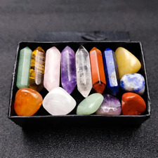 14pcs Quartz Crystal Chakra Healing Stones and Crystals Set | Meditation Stones picture