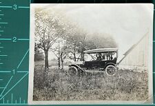 Vintage Photo Black White Sepia Snapshot Man People Old Vehicle Car picture