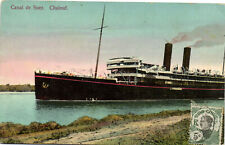 PC EGYPT, SUEZ CHANNEL, CHALOUF, Vintage Postcard (b34259) picture