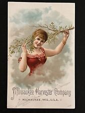 1890’s Trade Card ~ Milwaukee Harvester Company ~ Pre International Harvester picture