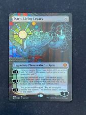 Karn, Living Legacy BORDERLESS FOIL - Dominaria United (Magic/MTG) picture