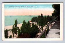 Grand Haven MI-Michigan, Lake MI, High Walk At Highland Park, Vintage Postcard picture