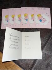 Large Vintage Baby/Kids Greeting Cards Lot. SEE ALL PICS picture