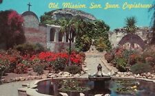 Vintage Postcard Old Mission San Juan Capistrano Fountain Statue California CA picture