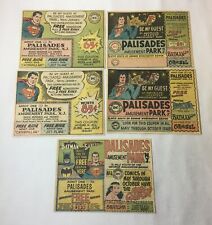 five 1950s-1960s SUPERMAN PALISADES PARK ads picture