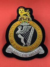 Queen’s Royal Irish Hussars Blazer Badge Hand Bullion And Wire Blazer Badge picture