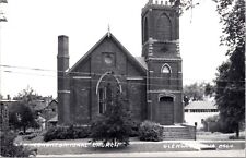 Real Photo Postcard Congregational Church in Glenwood, Iowa picture